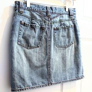 Boho Light Blue Jean Skirt. Size 2.